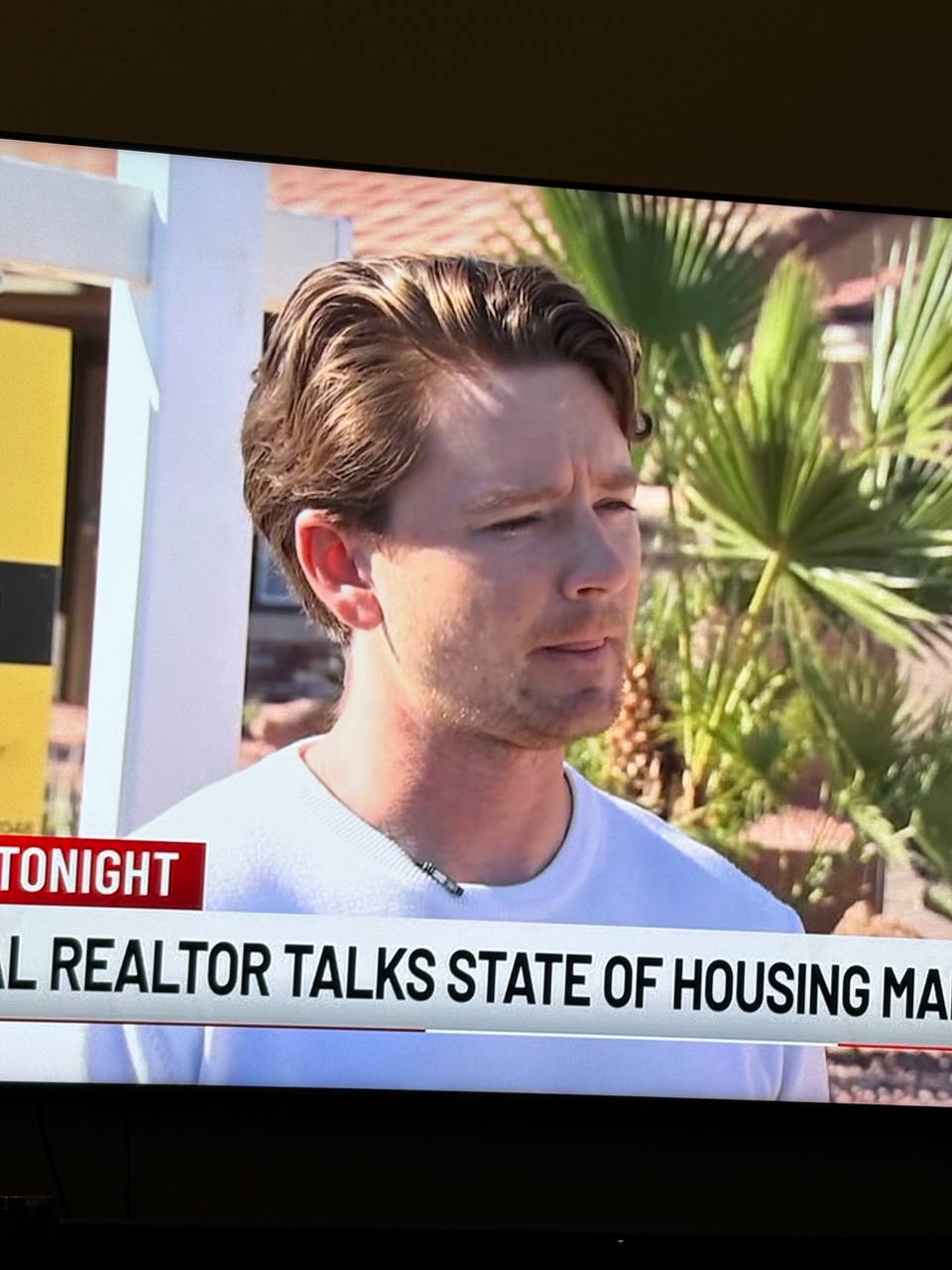 William Crawford featured on local news discussing Las Vegas housing market